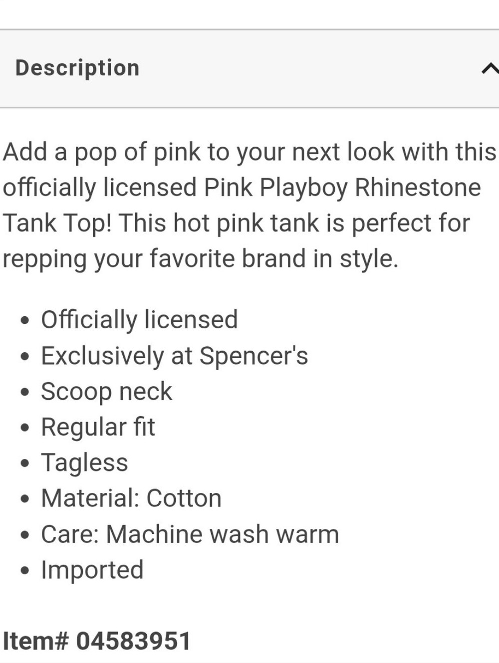 PLAYBOY  Rhinestone Logo Ribbed Tank Top - Picture 3 of 5